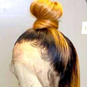 Black and blonde wig